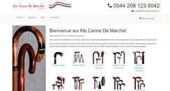 Desktop Screenshot of ma-canne-de-marche.fr